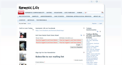 Desktop Screenshot of harmoniclife.com